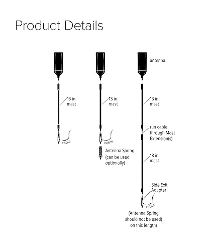 weBoost 311229 4G-OTR Trucker Edition Antenna, 17