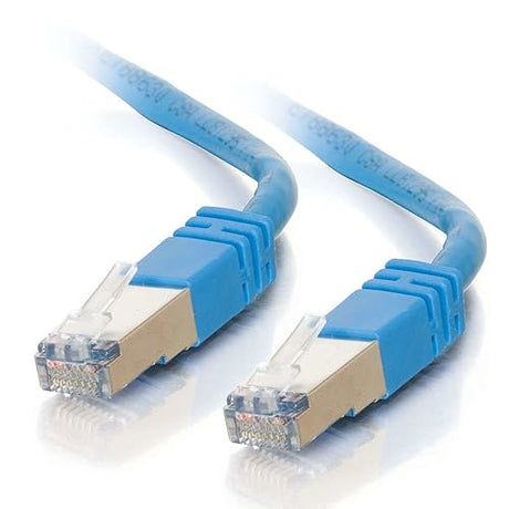 C2G 28701 Cat5e Cable - Snagless Shielded Ethernet Network Patch Cable, Blue (75 Feet, 22.86 Meters)