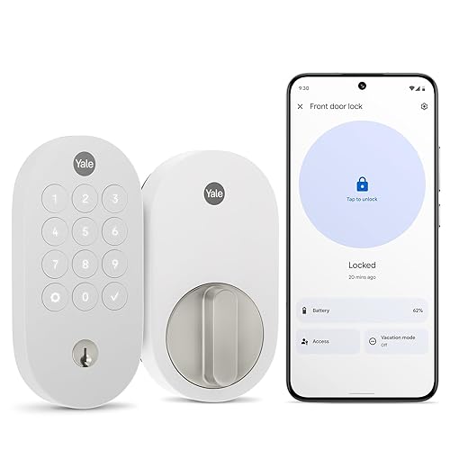 Yale Smart Lock with Matter - Made for Google Home - Snow - YRD510-MT1-SNW
