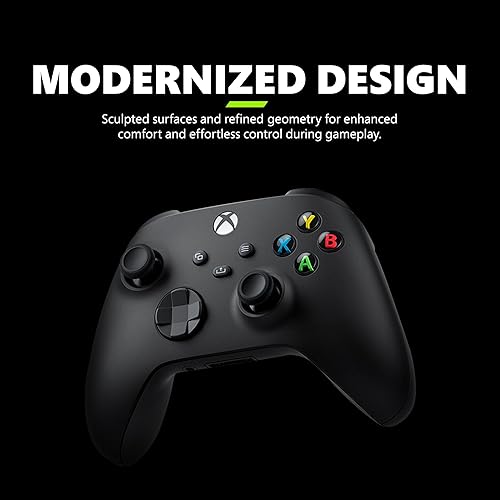 Xbox Wireless Gaming Controller (2025) – Carbon Black – Play on Xbox, Windows, Android, iOS, FireTV Sticks, Smart TVs, VR Headsets Controller Carbon Black