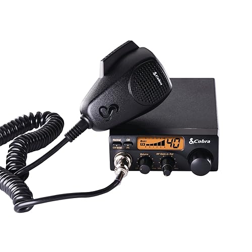 Cobra 19DXIV Professional CB Radio - Instant Channel 9 and 19, 4 Watt Output, Full 40 Channels, LCD Display, RF Gain Control, Compact Design