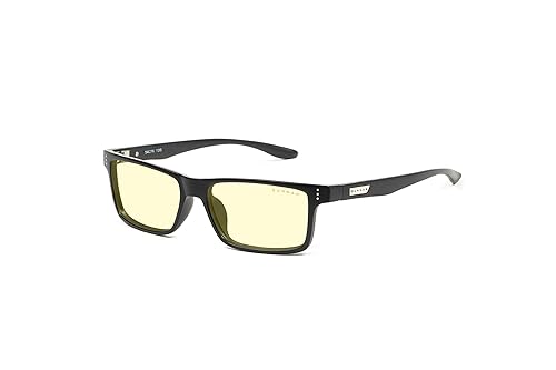 Gunnar - Blue Light Reading Glasses - Blocks 65% Blue Light - Vertex +1.5 Power Gray Crystal, Amber Tint