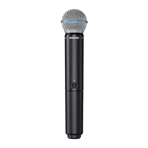 Shure BLX288/B58 UHF Wireless Microphone System - Perfect for Church, Karaoke, Vocals - 14-Hour Battery Life, 100m Range | Includes (2) BETA 58A Handheld Vocal Mics, Dual Channel Receiver | H10 Band H10 Band (542-572 MHz)