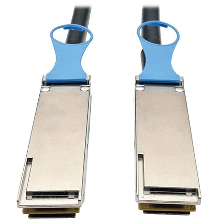 Tripp Lite QSFP28 to QSFP28 100GbE Passive DAC Copper InfiniBand Cable (M/M), 1M, 3' (N282-01M-28-BK)