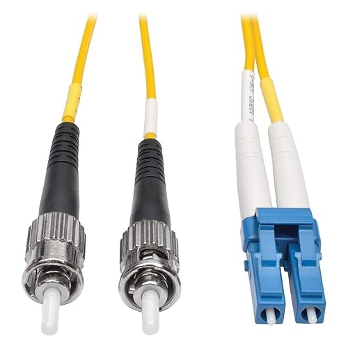 Tripp Lite N368-10M Duplex Singlemode 8.3/125 Fiber Optic Patch Cable LC/ST, 10M, 33-Feet