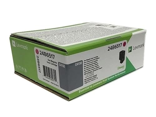 Lexmark 24B6517 C4150 Toner Cartridge (Magenta) in Retail Packaging