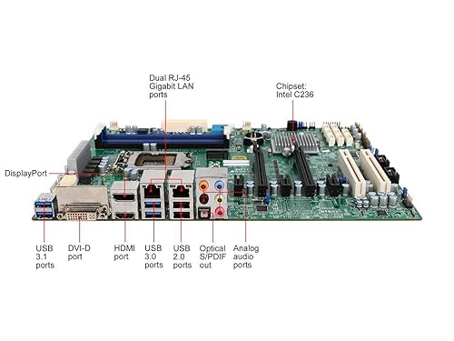 Supermicro ATX DDR4 LGA 1151 Motherboards X11SAE-O