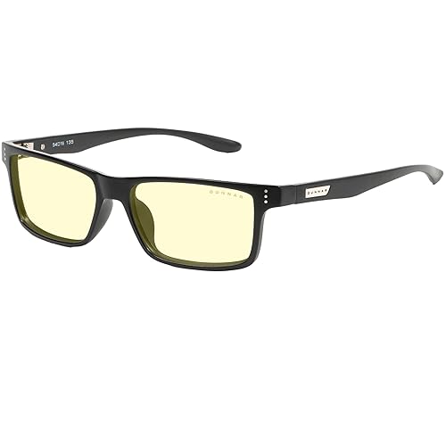 Gunnar - Blue Light Reading Glasses - Blocks 65% Blue Light - Vertex +2.5 Power Onyx, Amber Tint