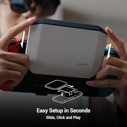 RayNeo JoyDock, Suitable for AR Glasses XR Glasses (Glasses not Included), Portable Power Bank Compatible for Nintendo Switch, 10000mAh (2 * 5000 mAh) 5V/3A Rechargeable Battery Backup Charger Case