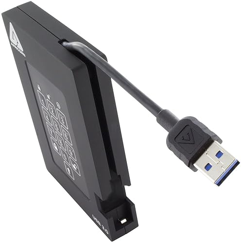 Apricorn A25-3PL256-S8000F Aegis Fortress FIPS 140-2 Validated 8TB USB 3.0 SSD