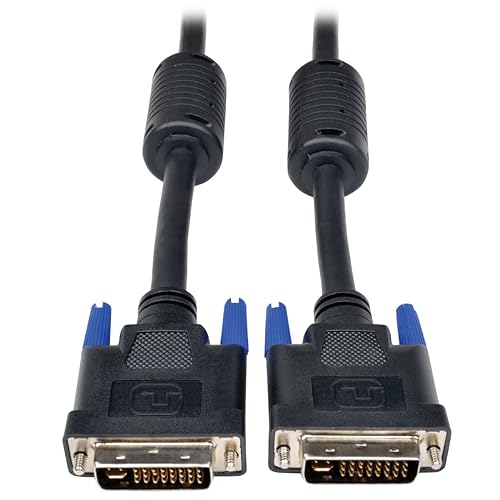 Tripp Lite DVI-I Dual Link Digital and Analog Monitor Cable (DVI-D M/M) 6-ft.(P560-006-DLI) 6 ft.