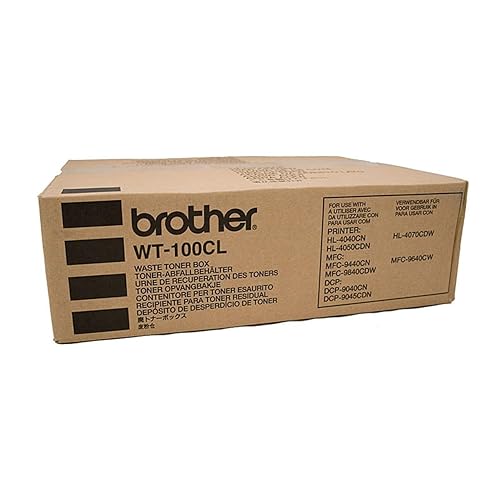 Brother WT-100CL Waste Toner Pack for HL-4040CNHL-4070CDW SeriesRetail Packaging , BLACK