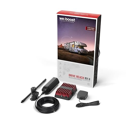 weBoost Drive Reach RV II- Cell Phone Signal Booster kit | Boosts 4G LTE & 5G for All Canadian Carriers - Rodgers, Bell, Telus & More | Made in The U.S. | ISED Approved (Model 654061)