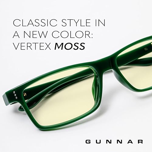 Gunnar Unisex's Vertex Reading Glasses, Moss, 53.2mm
