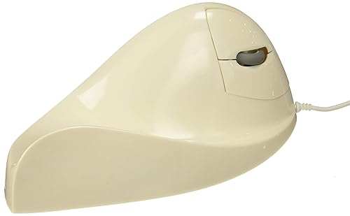 ACP 0090-0030 Ergonomic Quill Mouse Pc and Mac Right Hand White
