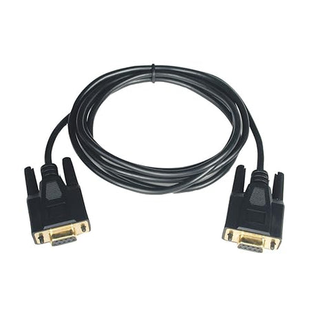 Tripp Lite 6ft Null Modem Serial Db9 Cable Gold Connectors F/f