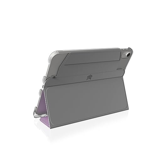 STM Studio for Apple iPad 10th Gen - Protective Lightweight Case with Apple Pencil Storage/Holder & Sleep/Wake Cover - Purple