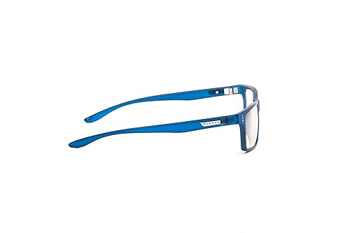 GUNNAR Youth Gaming and Computer Eyewear/Cruz, Navy Frame, Clear Tint - Patented Lens, Reduce Digital Eye Strain, Block 35% of Harmful Blue Light