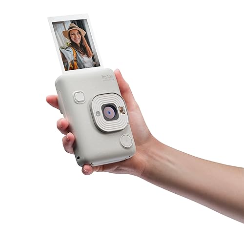 Fujifilm INSTAX Mini LIPLAY Hybrid Instant Camera - Misty White