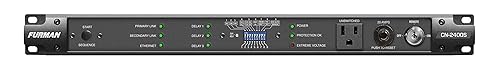 FURMAN CN-2400S 20A Advanced Remote Smart Sequencer W/SMP & EVS, 9 Outlets 10Ft Cord