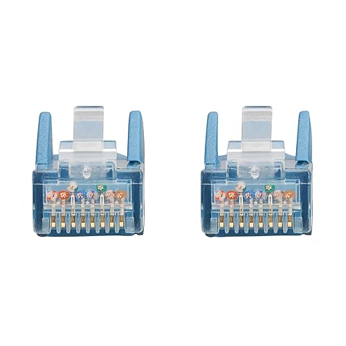 Tripp Lite Cat6 RJ45 PoE Gigabit Ethernet Cable, 23 Feet / 7 Meters, Flame-Resistant LSZH Jacket, Blue, Snagless, Power Over Ethernet, Male-to-Male, Patch LAN Cord, Lifetime Warranty (N201L-07M-BL)