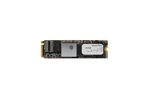 VisionTek 512GB PRO XPN M.2 NVMe SSD Internal Solid State Drive with 3D NAND Technology for Desktop Computers, Laptops and Mac Systems (901306)