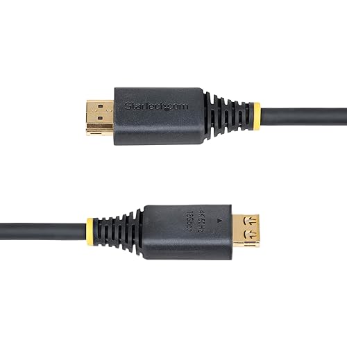 StarTech.com 6ft (1.8m) High Speed HDMI Cable with Gripping Connectors, 4K 60Hz/1440p 144Hz, 18Gbps, UHD HDMI 2.0 Cord, TPE Jacket