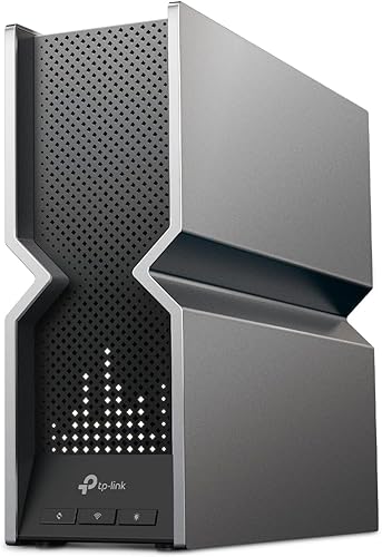 TP-Link Tri-Band BE19000 WiFi 7 Router (Archer BE800) - 12-Stream 19 Gbps, 2 × 10G + 4 × 2.5G Ports, LED Screen, 8 High-Performance Antennas, VPN, Easy Mesh, 4×4 MU-MIMO, HomeShield, Private IoT Wi-Fi 7 | BE19000, 2 × 10G + 4 × 2.5G Ports