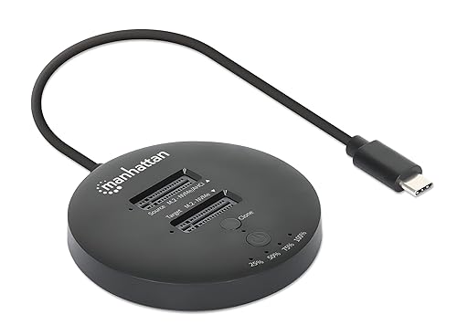 Dual-Bay M.2 NVMe Clone SSD Docking Station