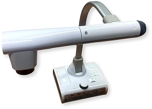 Elmo 1380 Model TT-12G Interactive Document Camera, 4K Ultra HD, 12MP 1/2.3 Image Sensor, 12x Optical Zoom, 16x Digital Zoom, Built-in SD Card Slot, Multiple Outputs, Replaced 1378 Model TT-12F
