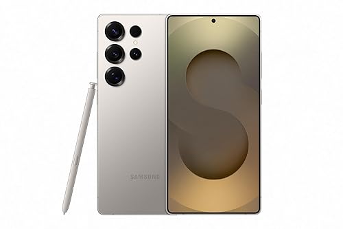 Samsung Galaxy S25 Ultra - Titanium Grey, 256GB, AI Smartphone, 6.9 AMOLED Display, 200MP, S-Pen Included, Cross App, Night Video (Unlocked, CAD Version & Warranty)