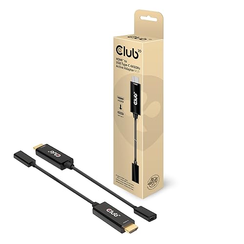 Club 3D CAC-1333 HDMI 2.0 to USB Type C 4K 60Hz M/F Active Adapter