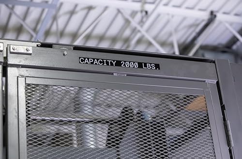 Brady Vinyl Label Tape for Label Printer BMP41/BMP51/BMP53/M511 - Self Adhesive Printer Labels - White on Black (25,40 mm (W) x 7,62 m (L)) - M4C-1000-595-BK-WT