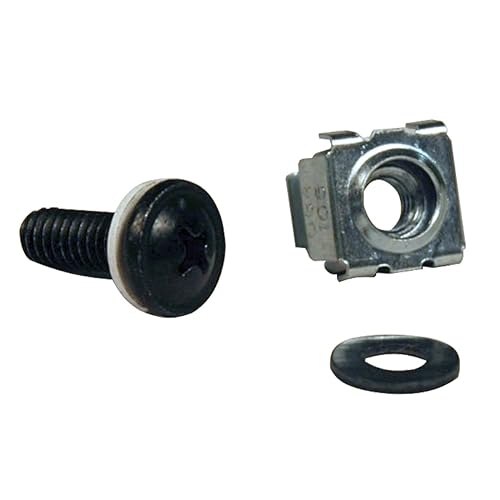 Tripp Lite XU0147 Rack Enclosure Square Hole Hardware M5 Screws Washers 50p