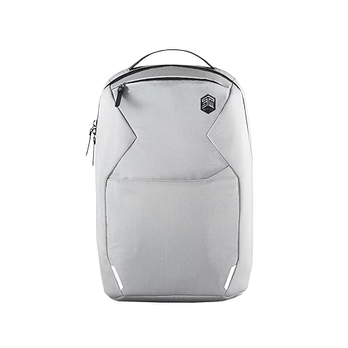 STM Myth 18L Backpack - Durable, Stylish, and Practical Laptop Backpack with Multiple Pockets - Fits 15 Laptop and 16 MacBook Pro w/Maximum Laptop Protection - Micro Chip Grey 18L Micro Chip Grey