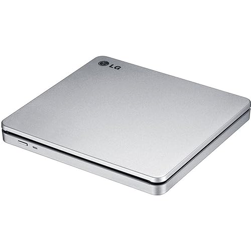 LG Electronics GP70NS50 USB 3.0 Compatible, Super-Multi Slot Loading Portable DVD+/-RW External Drive for PC Windows, Linux, Mac OS, Surface Pro 3&4, with M-DISC Support, Silver