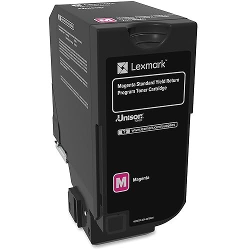 Lexmark LEX74C1SM0 Unison Original Cartridge-Magenta-EARtn Cartridge, F/CS720/5, 7000 Page Yield, MA Toner