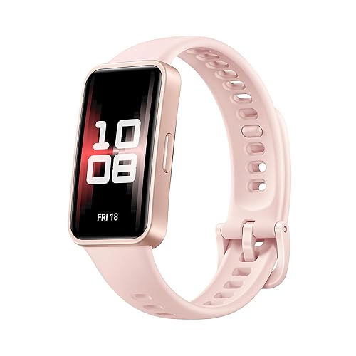 HUAWEI Band 9, Comfortable All-Day Wearing, Sleep Tracking, Fast Charging & Durable Battery, Intelligent Brightness Adjustments, 100 Different Workout Modes, Compatible with iOS and Android, Pink Band 9 Pink