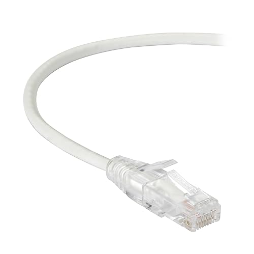Black Box Network Services Slim-NET CAT6 250-MHZ 28-AWG Stranded ETHERNET Patch Cable - UNSHIELDED, PVC, SN