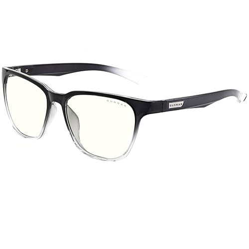 Gunnar Optiks Blue Light Blocking Glasses for Gaming & Computer Onyx Fade Frame Clear Lens