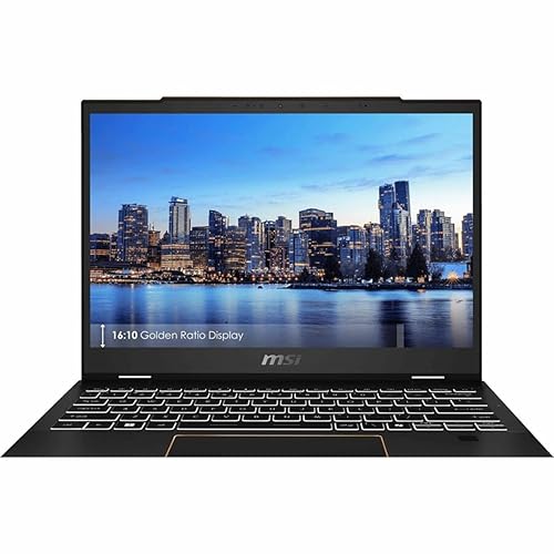 MSI Summit E13 AI Evo 13.3 Full HD Touchscreen Convertible 2 in 1 Notebook Computer, Intel Core Ultra 7 155H, 32GB, 1TB SSD, Windows 11 Pro, Ink Black