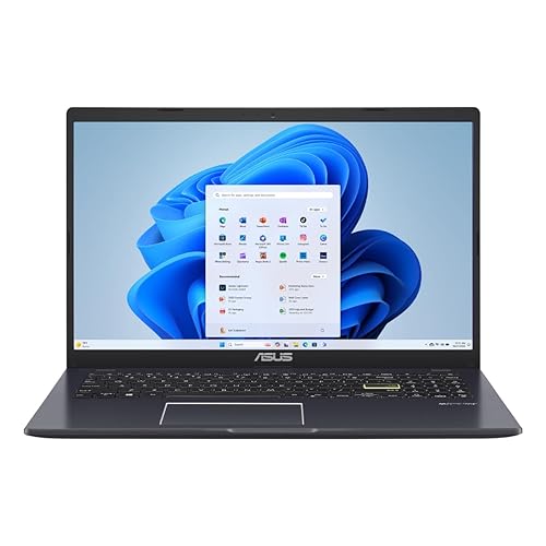 ASUS 15.6” Vivobook Go Slim Laptop, Thin & Portable for Student Study, Intel Dual Core N4500, 4GB RAM, 128GB SSD, Windows 11, Star Black, L510KA-ES04 Duo Core | 128GB