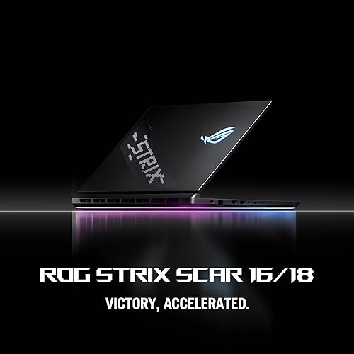 ASUS ROG Strix Scar 18 (2025) Gaming Laptop, 18” ROG Nebula HDR 16:10 2.5K 240Hz/3ms, NVIDIA GeForce RTX 5080, Intel Core Ultra 9 HX, 32GB, 2TB, G835LW-XS97