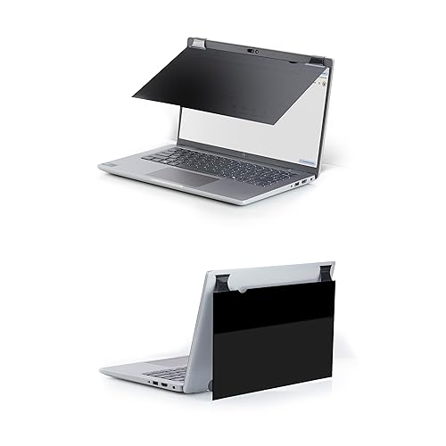 StarTech.com 13.3-inch 16:10 Bright Privacy Screen Filter with Touch, Flip-Over, 75% Light Transmittance, Anti-Glare