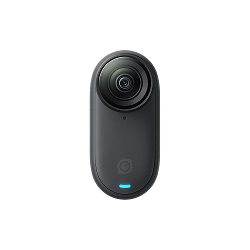 Insta360 GO 3S Camera Only (No Action Pod/Charger Included) - 128GB Black, 4K Portable Vlogging Camera with Stabilization, Waterproof, Apple Find My & Mountable Design for POV Shots Midnight Black