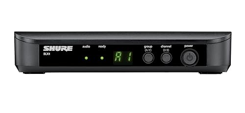 Shure BLX14/CVL UHF Wireless Microphone System - Perfect for Interviews, Presentations, Theater - 14-Hour Battery Life, 100m Range | Includes CVL Lavalier Mic, Single Channel Receiver | H10 Band H10 Band (542-572 MHz)