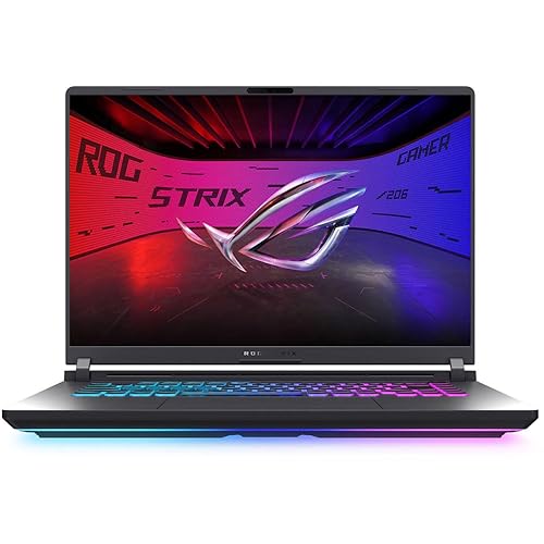 ASUS ROG Strix G16 (2025) Gaming Laptop, 16 FHD+ 16:10 165Hz/3ms, NVIDIA GeForce RTX 5050, Intel Core i5-13450HX, 16GB DDR5-5600, 1TB PCIe Gen 4 SSD, Wi-Fi 7, Windows 11 Home, G615 JH-DS5 4