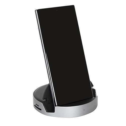 Targus Universal USB-C Phone Docking Station - Compatible with Most USB-C DP Alt Mode Phones and Hosts Including Samsung Galaxy S10, S20, Note 10, Note 20 (AWU420GL)
