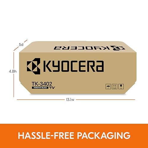 Kyocera TK-3402 Black Toner Cartridge for ECOSYS PA4500x, Genuine Kyocera (1T0C0Y0US0)
