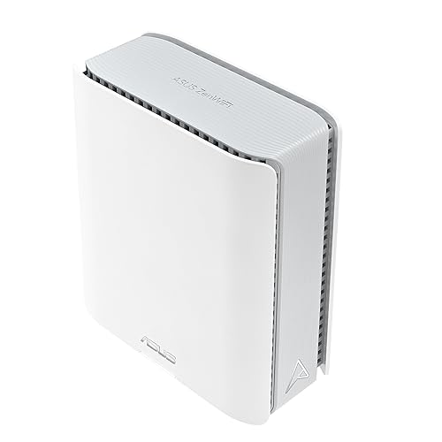 ASUS ZenWiFi BT8 Tri-Band WiFi 7 Mesh, 14 Gbps, 3000 sq.ft. (1pk), Dual 2.5G Ports, Security and Parental Controls Included, Smart Home Master SSIDs, 4G & 5G Mobile Tethering